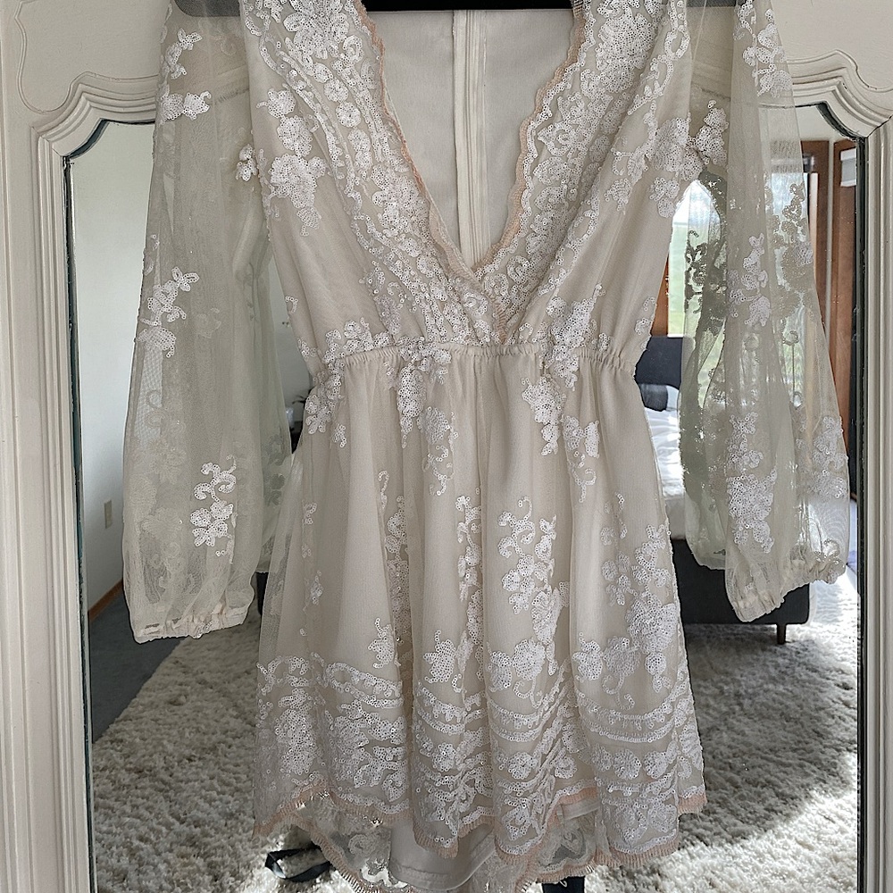 Reverse Sequins Romper. Super Flattering And Cute… - image 1